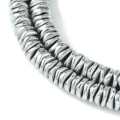 Electroplated Synthetic Non-Magnetic Hematite Beads Strands G-H020-M01-12-1