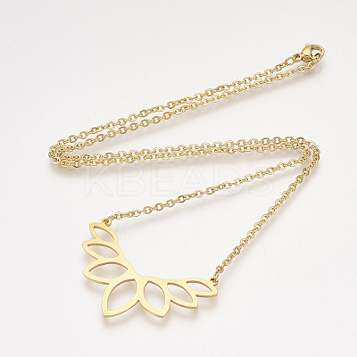 201 Stainless Steel Pendant Necklaces LS-NJEW-T009-JN063-2-40-1