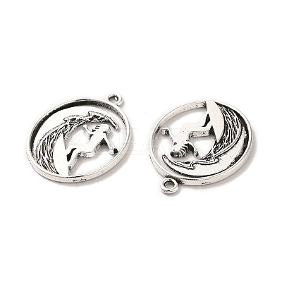 Tibetan Style Alloy Pendants TIBE-B001-23AS-1