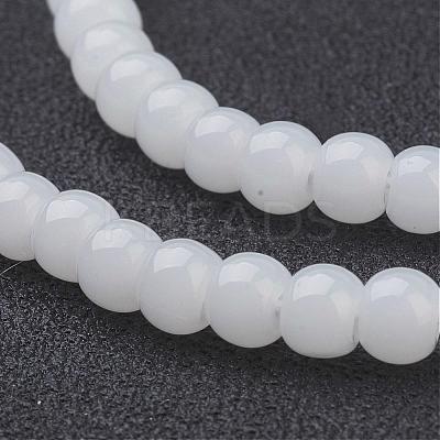 Imitation Jade Glass Beads Strands GMR4mmC26-1