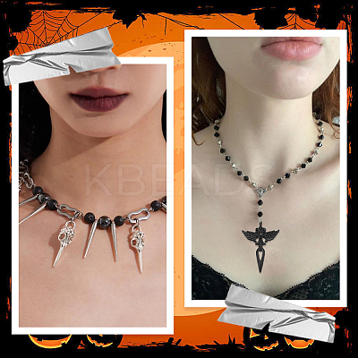 40Pcs 4 Styles Tibetan Style Alloy Pendants TIBEP-SC0003-04-1