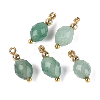 Natural Green Aventurine Pendants GG-N004-02G-03-1