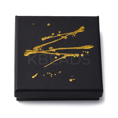 Hot Stamping Cardboard Jewelry Packaging Boxes CON-B007-01C-1