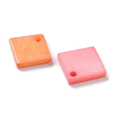 Natural Freshwater Shell Dyed Pendants SHEL-D082-17A-1