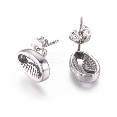 304 Stainless Steel Stud Earrings EJEW-I235-11A-1