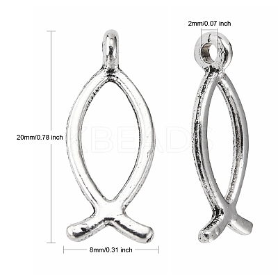 Tibetan Style Alloy Pendants X-LF0394Y-1