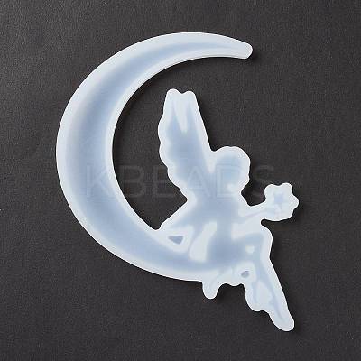 Fairy & Moon Shape Food Grade Silhouette Silicone Lollipop Molds LS-DIY-D069-05-1