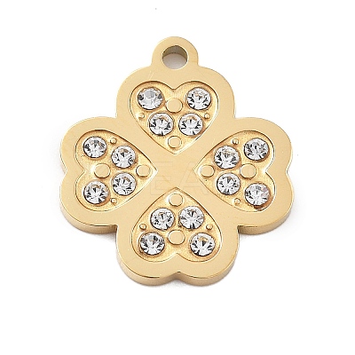 304 Stainless Steel Rhinstones Pendants LS-STAS-I327-16G-1