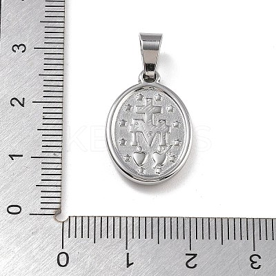 201 Stainless Steel Pendants STAS-O111-05P-1