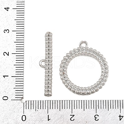 Brass Toggle Clasps KK-G548-30P-1