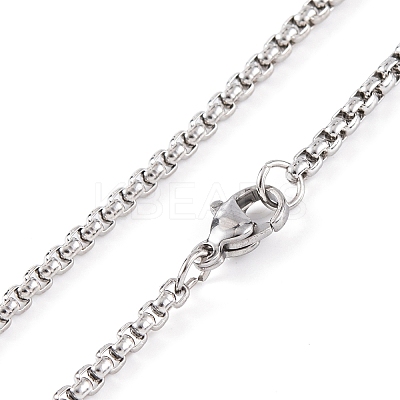 Non-Tarnish Cross 201 Stainless Steel Pendant Necklaces LS-NJEW-F320-02P-1