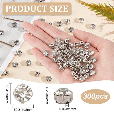 Sew on Rhinestone GACR-GF0001-01-1