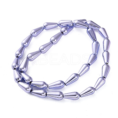 Electroplated Synthetic Non-Magnetic Hematite Beads Strands G-C248-H01-8x12mm-1
