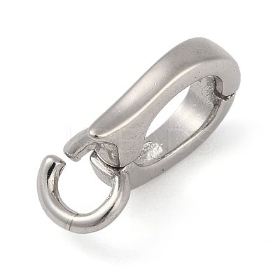 Anti-Tarnish Rhomdium Plated 925 Sterling Silver Pendant Bails LS-STER-NH0001-067B-P-1
