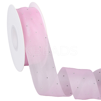 Rayon Rhinestones Ribbon OCOR-WH20050-012C-02-1
