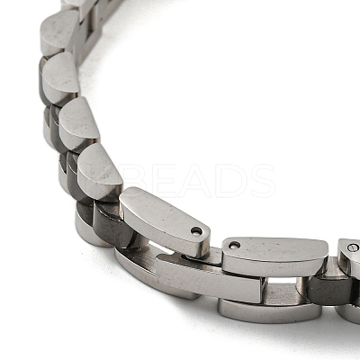 Ion Plating(IP) 304 Stainless Steel Thick Link Chain Bracelet BJEW-G649-10C-A-1