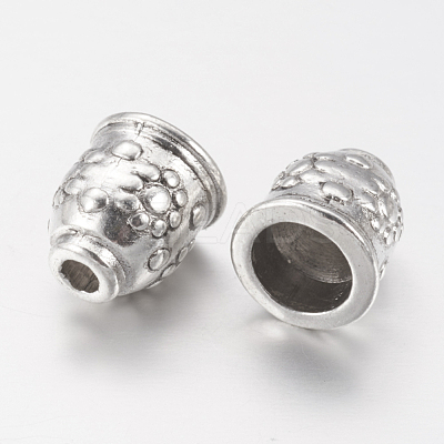 Tibetan Style Alloy Cord End Caps LF0924Y-1