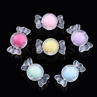 Transparent Acrylic Beads X-TACR-N011-002A-02-1