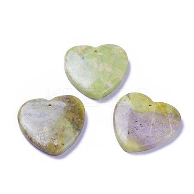 Natural Peridot Pendants G-E464-30-1