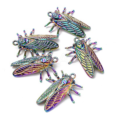 Plated Alloy Pendants FIND-YW0001-65-1