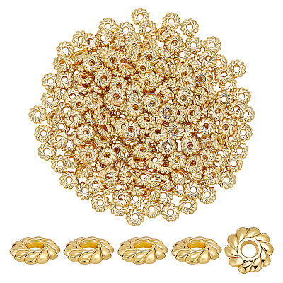 250Pcs Eco-Friendly Alloy Spacer Beads FIND-ME0002-98-1