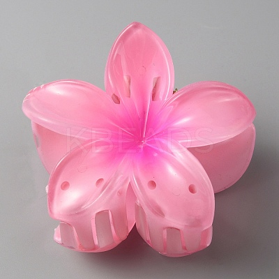 Opaque Plastic Claw Hair Clips for Woman Girls Thick Hair PHAR-WH0017-09C-1