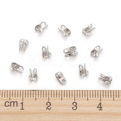 Tarnish Resistant 304 Stainless Steel Bead Tips LS-X-STAS-R063-20-1