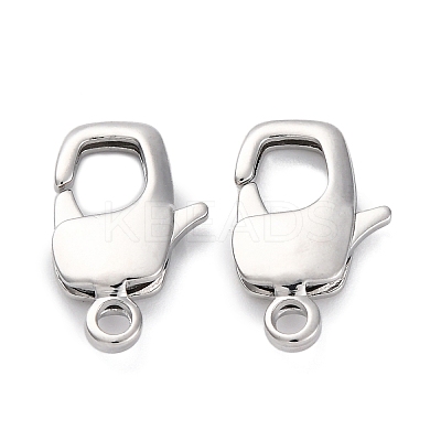 Brass Lobster Claw Clasps X-KK-H513-01A-P-1