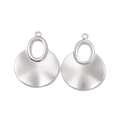 Non-Tarnish 304 Stainless Steel Big Pendants LS-STAS-B031-34P-1