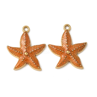 304 Stainless Steel Enamel Pendants STAS-I351-22G-07-1