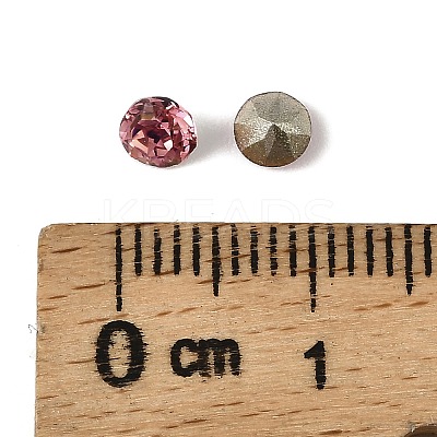 Glass Rhinestone Cabochons GLAA-A018-4mm-209MO-1
