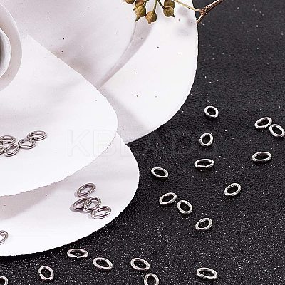 304 Stainless Steel Open Jump Rings Jewelry Findings STAS-PH0019-01P-1