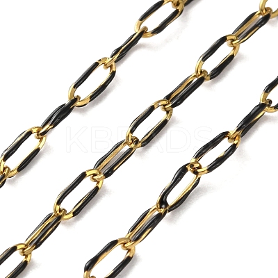 304 Stainless Steel Enamel Cable Chains CHS-R020-02G-10-1