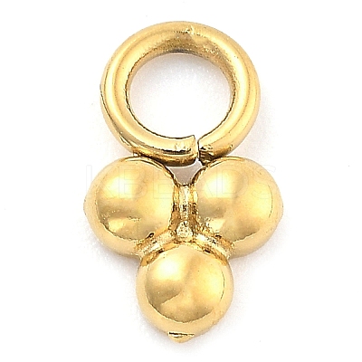 Ion Plating(IP) 304 Stainless Steel Charms STAS-P379-04D-G-1