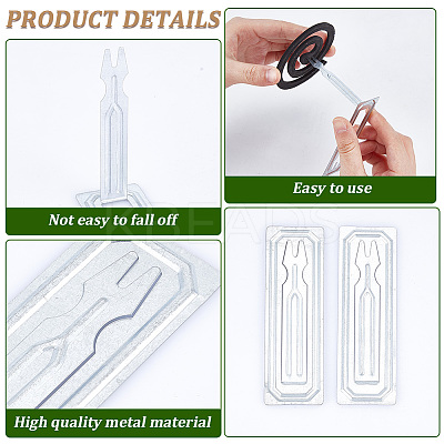 30Pcs Iron Mosquito Coil Findings FIND-CN0001-79A-1