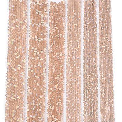 Transparent Glass Beads Strands EGLA-A044-T8mm-MB20-1
