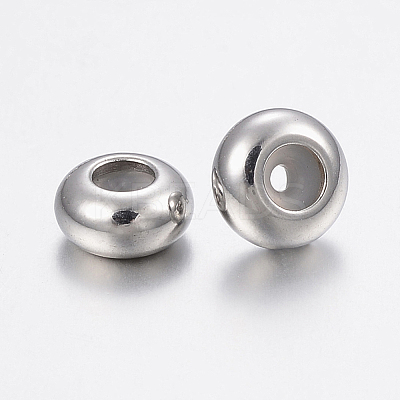 Tarnish Resistant 201 Stainless Steel Bead Spacers STAS-E149-06P-7mm-1