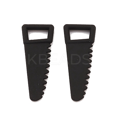 Spray Painted Alloy Pendants PALLOY-K003-14-1