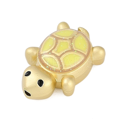Rack Plating Alloy Enamel Beads PALLOY-P309-03G-05-1