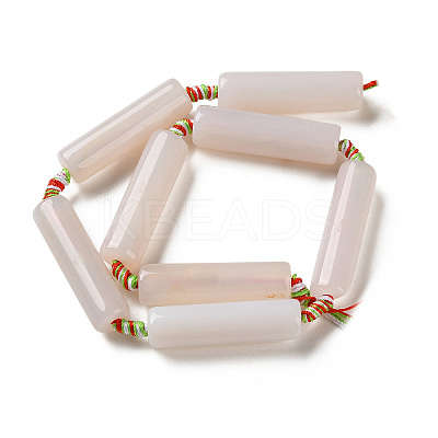 Natural Grey Agate Beads Strands G-A312-A01-01-1