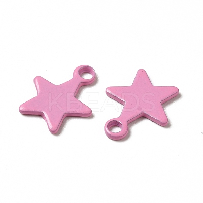 Spray Painted 201 Stainless Steel Charms STAS-I672-28-1