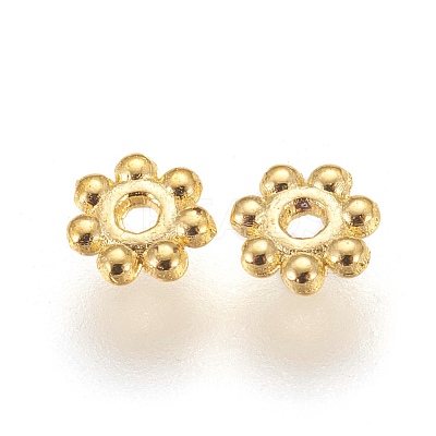 Tibetan Style Alloy Daisy Spacer Beads X-K08SK012-1