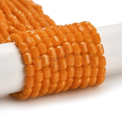 Opaque Glass Beads Strands GLAA-G112-04L-1