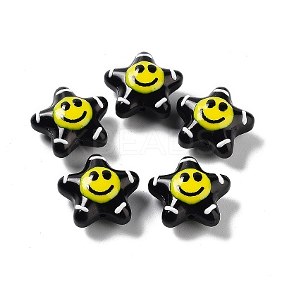 Glass Enamel Beads GLAA-G107-03-02-1