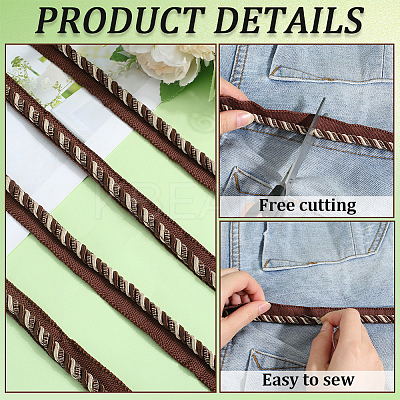 12.5M Polyester Twisted Lip Cord Trim OCOR-WH20005-07A-1
