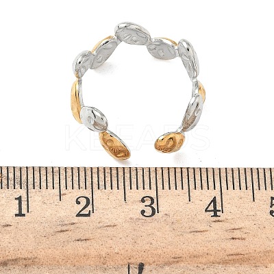 304 Stainless Steel Cuff Rings RJEW-D338-03D-GP-1
