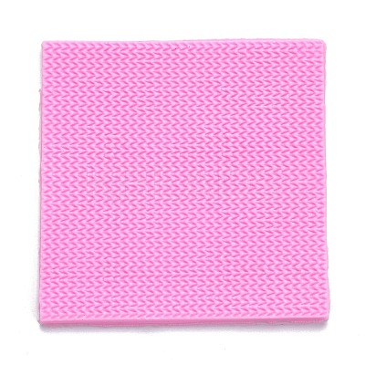 DIY Sweater Stitch Texture Food Grade Silicone Molds DIY-B034-03-1
