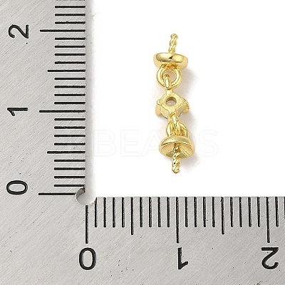 Brass Micro Pave Cubic Zirconia Peg Bails KK-K371-19G-1