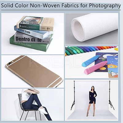 Solid Color Non-Woven Fabrics for Photography DIY-WH0568-09C-1