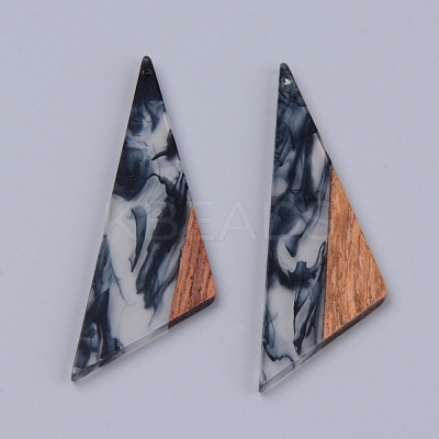 Resin & Walnut Wood Pendants RESI-R428-04-1